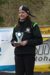 2012 wird Nicole Thüringer Landesmeisterin im Berglauf
