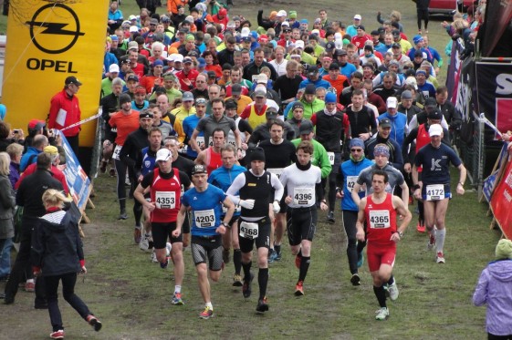 Start zum Marathon des Kyffhäuser-Berglaufs 2013