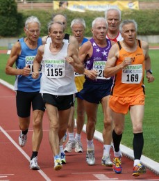 M70 - Finale 1500 Meter Hartmut Erdmann ganz links