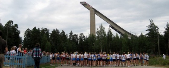 Start Crosslauf W35-W50 bei der Senioren-WM in Lahti (FIN)