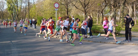 WM-Halbmarathon im Stadtpark von Budapest