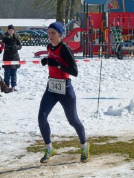 Gesamtsiegerin Katja Konschak beim diesjährigen Possenlauf in Sondershausen