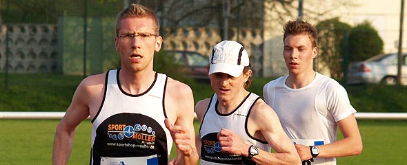 Alexander Fritsch, Peter Rodewald und Marcel Bräutigam jagen den Streckenrekord