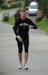 Marathonsieger Tobias Tanz am Schlussanstieg