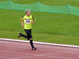 Bettina Tschernig war in 19:01 Minuten die schnellste Frau des 5000-Meter-Laufs