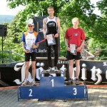 Siegerehrung der Männer - Alexander Fritsch (LSV Lok Arnstadt) schnellster & gleichzeitig Thüringer Berglaufmeister 2009